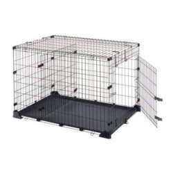 Ferplast Dog Zone 105 gabbia pieghevole per cani nera