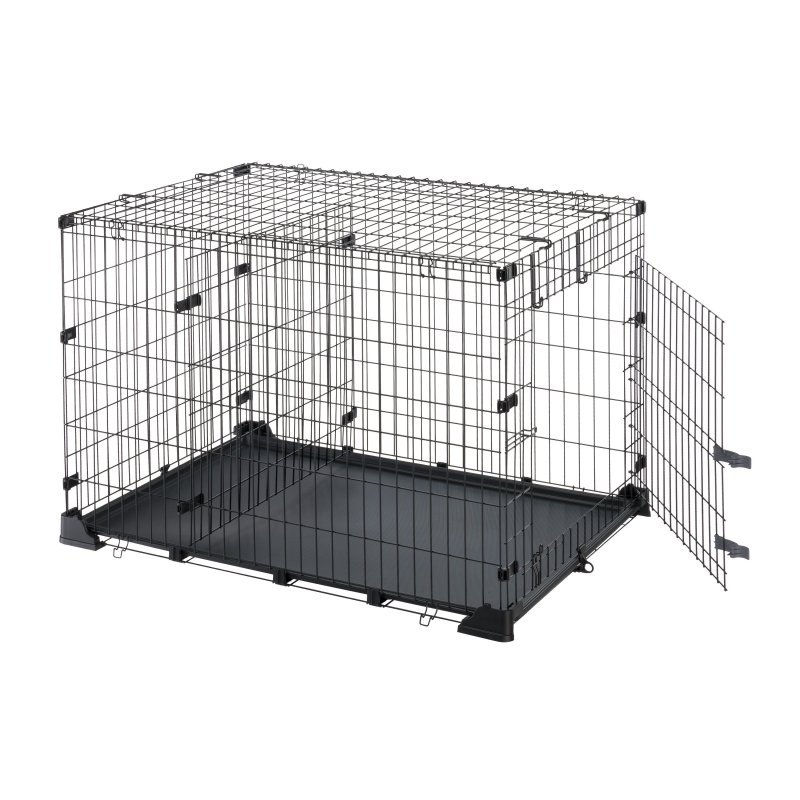 Ferplast Dog Zone 105 gabbia pieghevole per cani nera