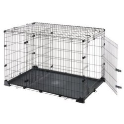 Ferplast Dog Zone 120 gabbia pieghevole per cani nera