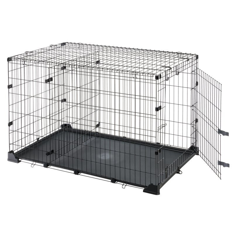 Ferplast Dog Zone 120 gabbia pieghevole per cani nera