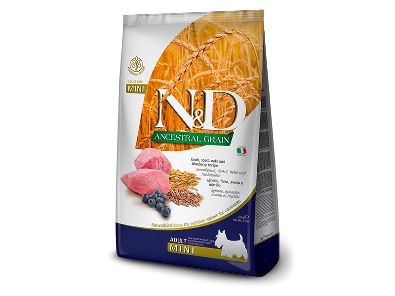 N&D Adult Mini Agnrllo e Melograno ancestral crocchette cane