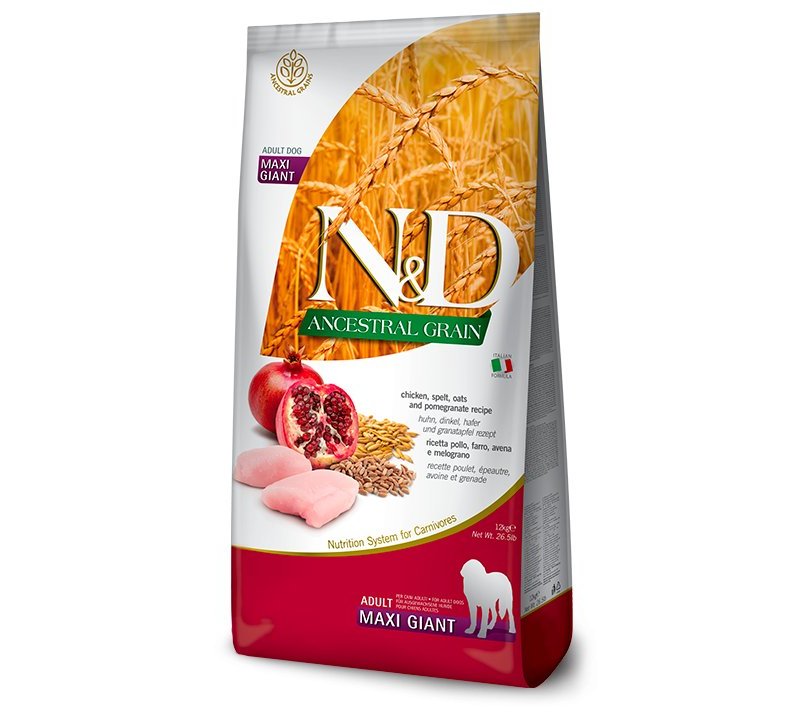 N&D Adult Maxi Giant Pollo e Melograno ancestral crocchette cane