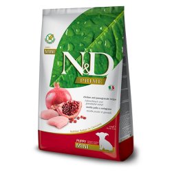 N&D Prime Puppy Mini Pollo e Melograno grain free crocchette cucciolo