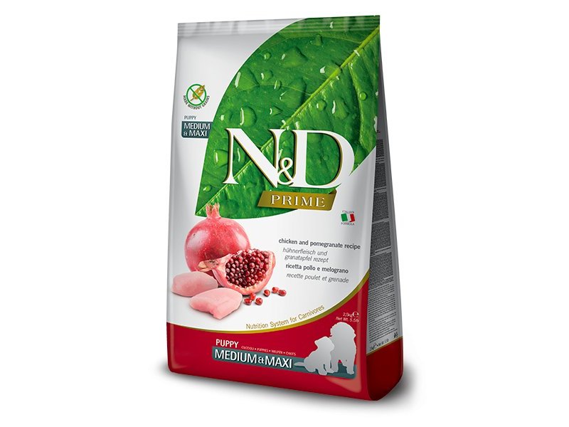 N&D Prime Puppy Pollo e Melograno Medium Maxi crocchette cucciolo