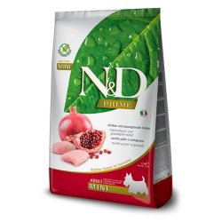 N&D Prime Adult Mini Pollo e Melograno grain free crocchette cane