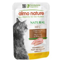 Almo Nature HFC Natural Filetto di Pollo 55g busta gatto