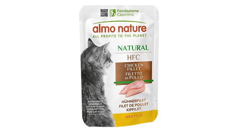 Almo Nature HFC Natural Filetto di Pollo 55g busta gatto