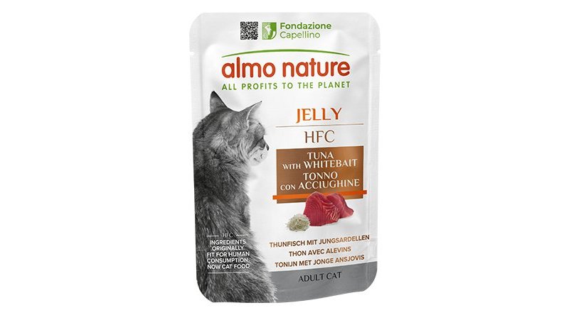 Almo Nature HFC Jelly Tonno con Acciughine 55g busta gatto