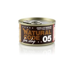 Natural Code 05 Agnello e verdure 90g umido cane