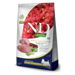 N&D Adult Mini Agnello e Quinoa Weight Management grain free crocchette cane