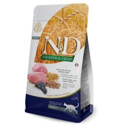 N&D Adult Agnello e Mirtillo Low Grain Ancestral crocchette gatto