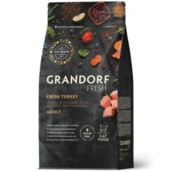 Grandorf Fresh Tacchino con Patata Dolce Adult 2kg grain free gatto