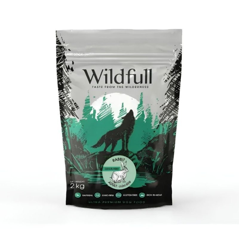 Wildfull Mini Rabbit adult 2kg crocchette cane grain free