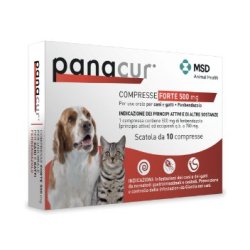 Panacur Forte 500 mg 10 compresse antiparassitario per cani e gatti