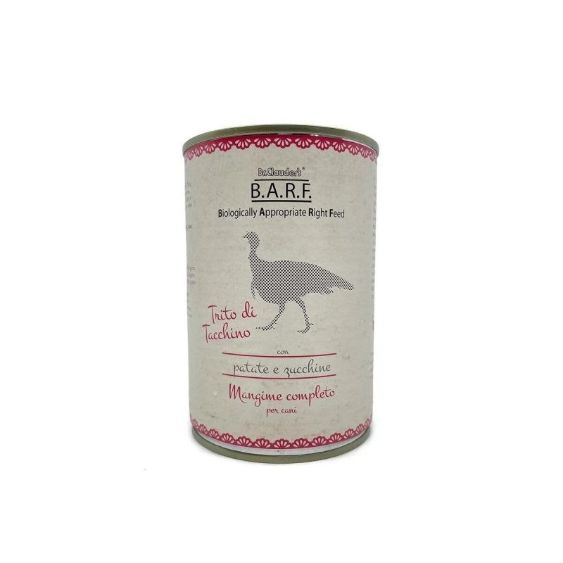 Dr. Clauder's BARF Menu Completo Tacchino per Cane 400 g