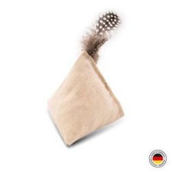 4cats Cuscino Natural piramidale con 4catsnip gioco per gatti