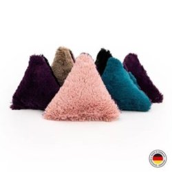 4cats Cuscino Soft triangolare con catnip e silver vine gioco per gatti