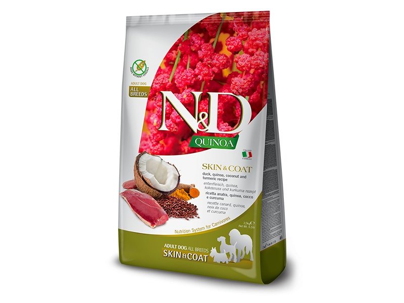 N&D Adult Urinary Anatra e Quinoa Medium Maxi grain free crocchette cane