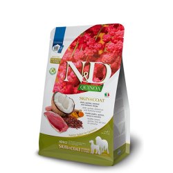 N&D Adult Skin & Coat Anatra e Quinoa Medium Maxi grain free crocchette cane