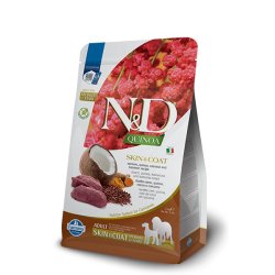 N&D Adult Skin & Coat Cervo e Quinoa Medium Maxi grain free crocchette cane