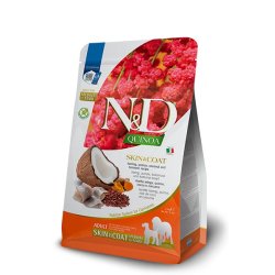 N&D Adult Skin & Coat Aringa e Quinoa Medium Maxi grain free crocchette cane