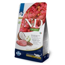 N&D Senior Agnello, Quinoa, Mela e Cocco Grain Free crocchette gatto