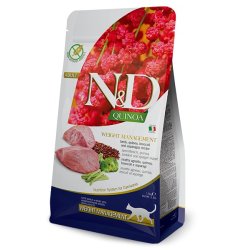 N&D Weight Management Agnello e Quinoa Grain Free crocchette gatto