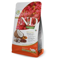 N&D Skin & Coat Aringa e Quinoa Grain Free crocchette gatto